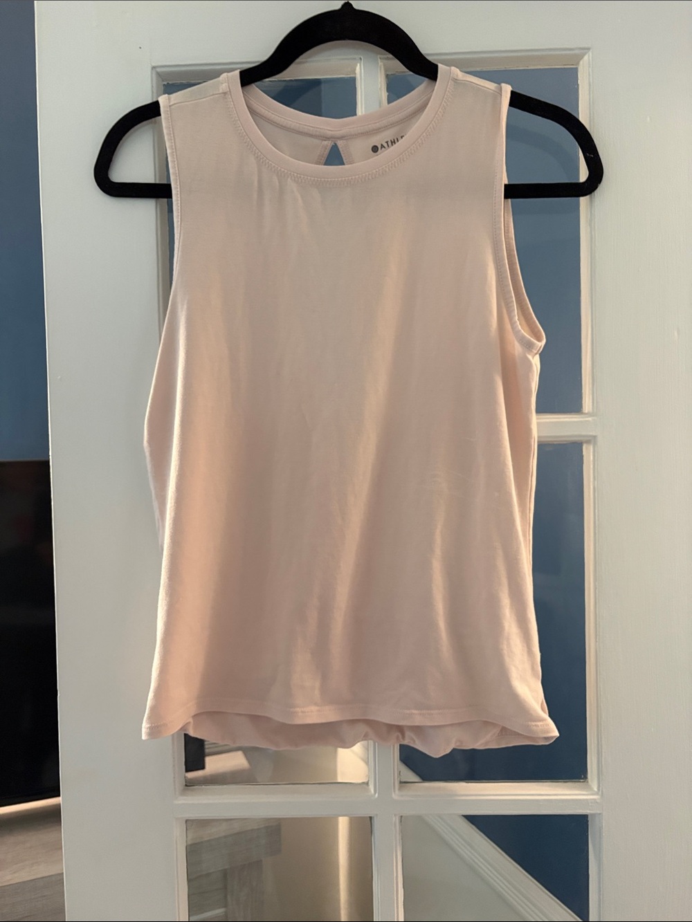 Athleta Pale Pink Sleeveless Performance Tank